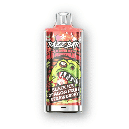 Puff RAZZ BAR 60K – Black Ice Dragon Fruit Strawberry