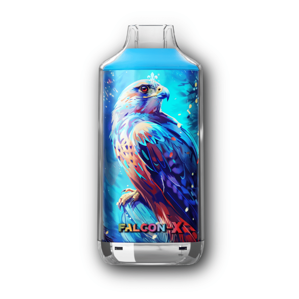 Puff JNR Falcon X 18K - Blue Razz Ice – Image 3